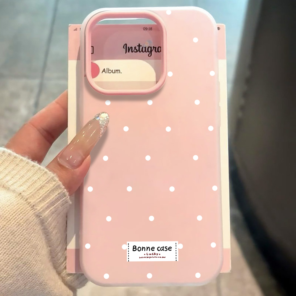 Samsung Galaxy S25 - Capa Antipoeira INS com Bolinhas Francesas