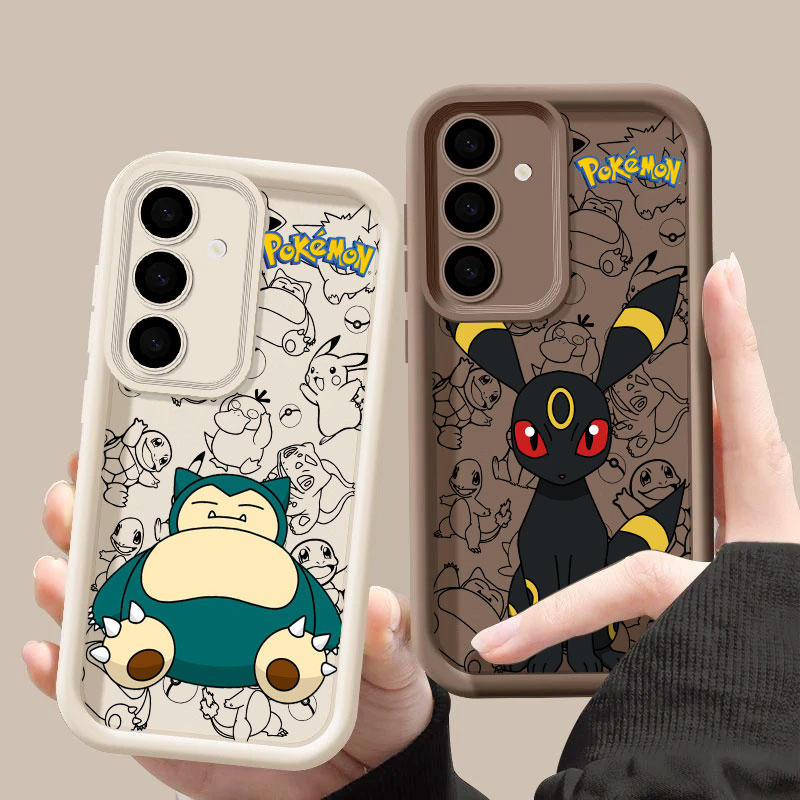 Samsung Galaxy S25 - Capa Ultra Anime S26 Snorlaxs Umbreons