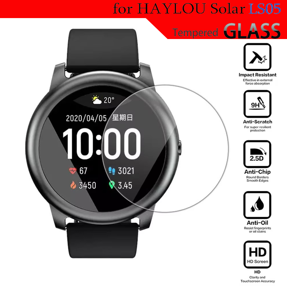 Smartwatch Icon - Vidro temperado para haylou solar ls05,