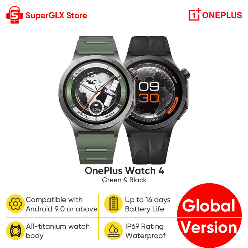 Smartwatch X - Versão Global do OnePlus Watch 4,