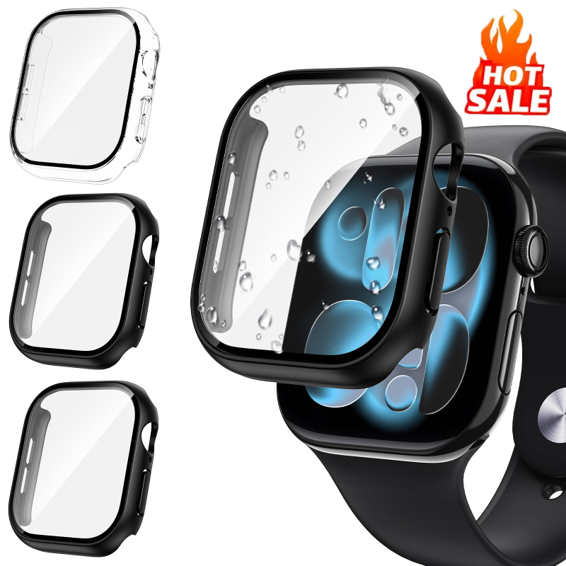 Smartwatch Band Accessories - 3 pçs vidro + capa para