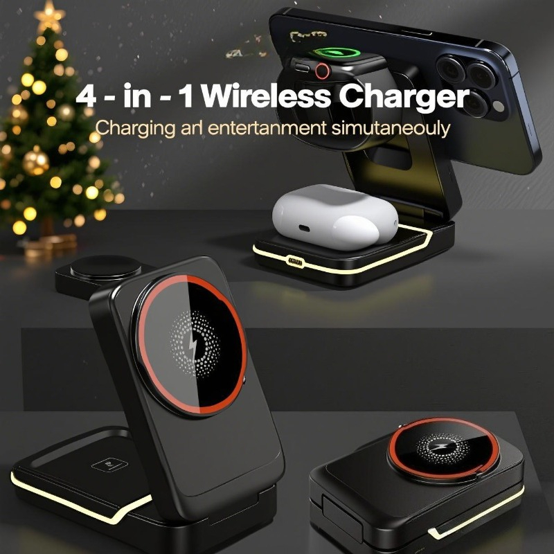 Watch Charger Cable - Carregador Sem Fio Magnético 3 em
