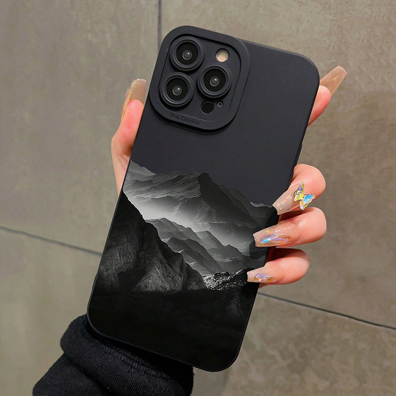 Xiaomi Redmi Note 14 - Capa de Silicone INS Design Black