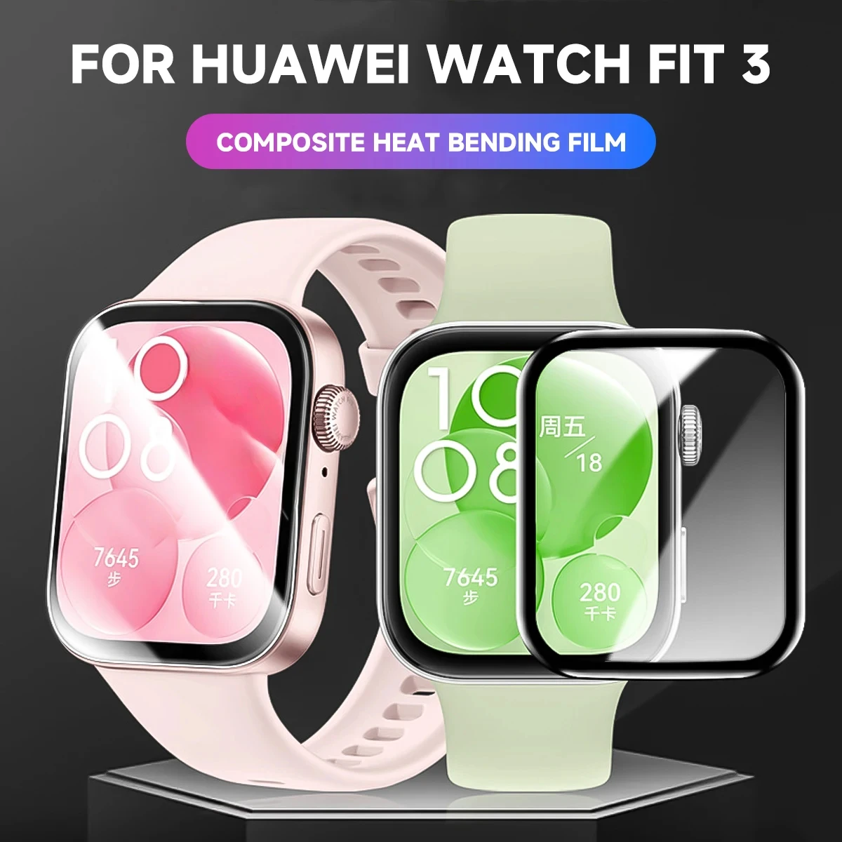Huawei Smartwatch Accessories - Protetor de tela 3d para huawei
