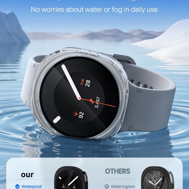 Smartwatch Band Accessories - Vidro Temperado + Capa para Samsung