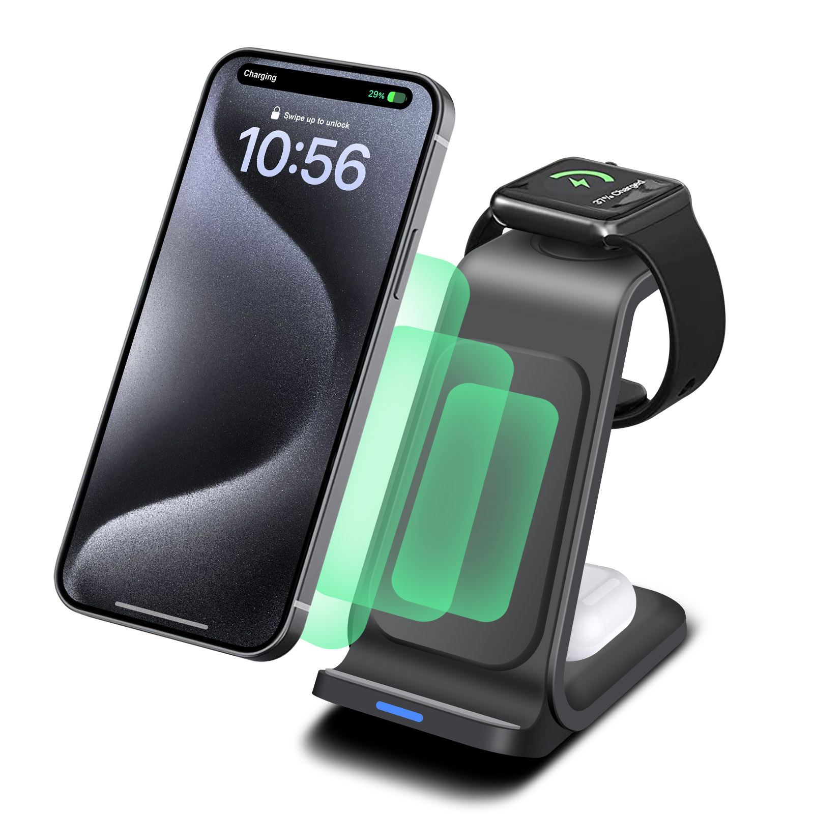 Estação de carregamento 3 em 1 - Smartwatch X avaliação e preço