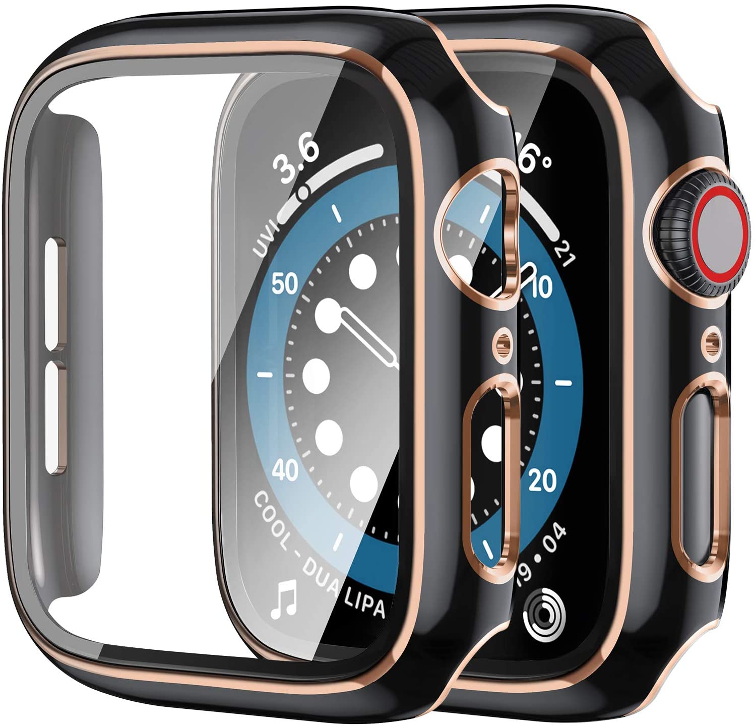 Vidro + capa para apple watch  - Smartwatch Band Accessories avaliação e preço