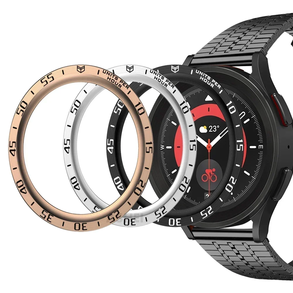 Anel de moldura de metal para  - Smartwatch Band Accessories avaliação e preço