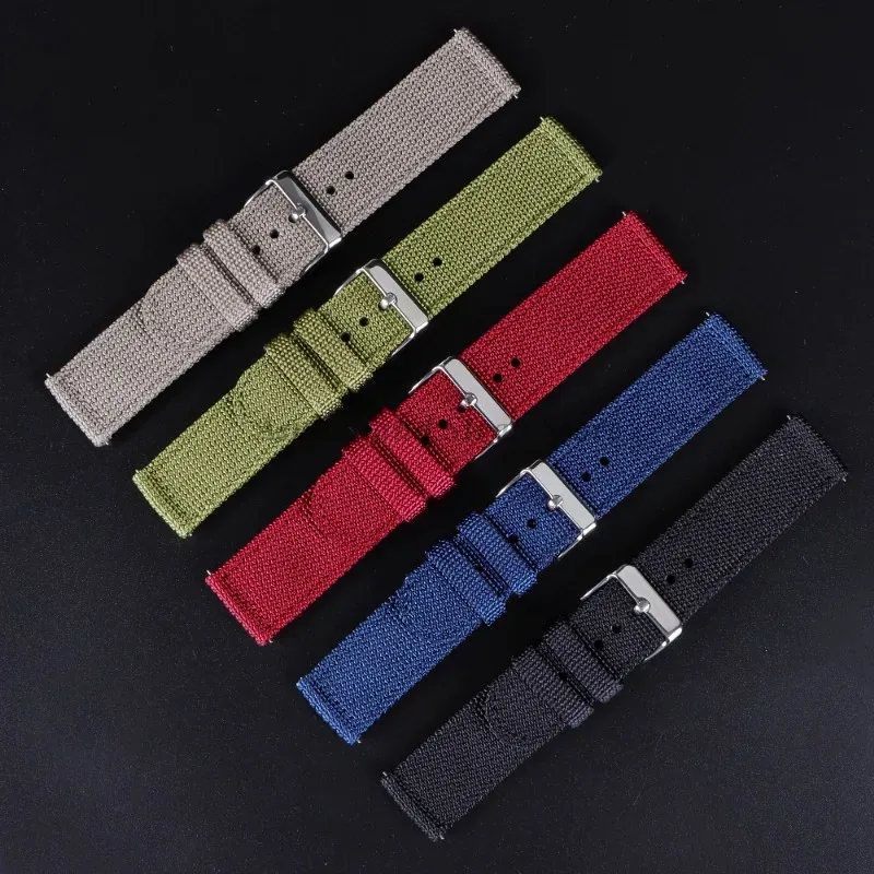 18 20 22 24mm pulseira de lona - Nylon Nato Strap avaliação e preço