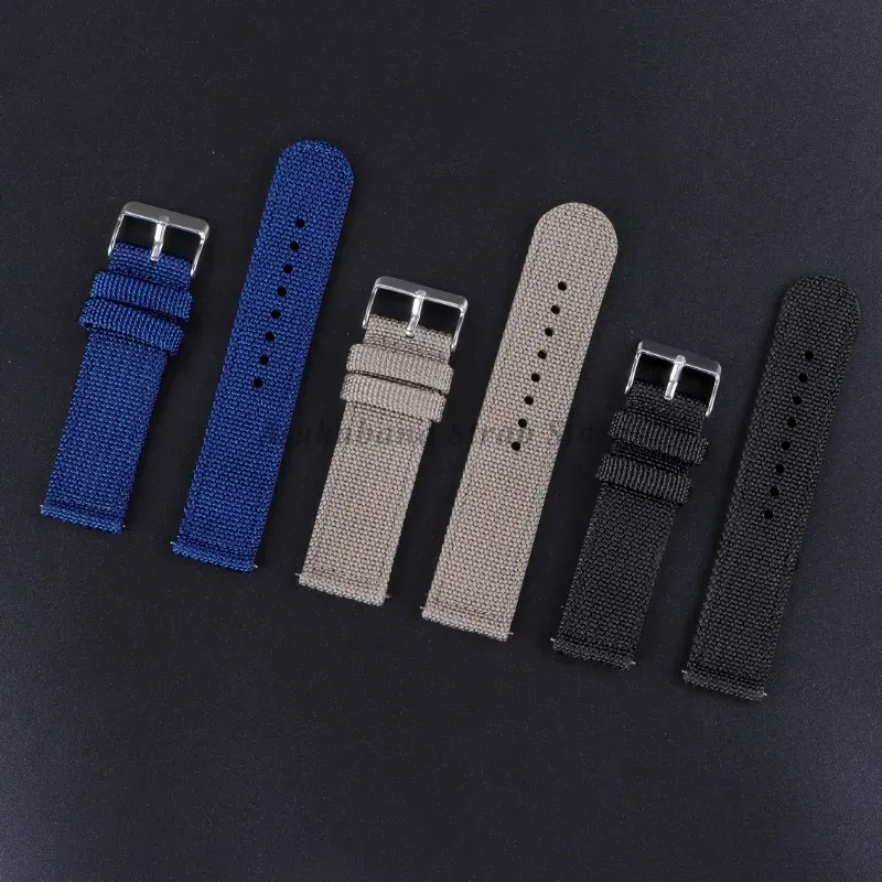 18 20 22 24mm pulseira de lona - Nylon Nato Strap avaliação e preço