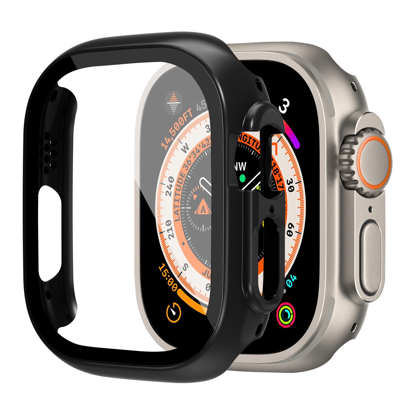 Vidro + capa para apple watch  - Smartwatch Band Accessories avaliação e preço