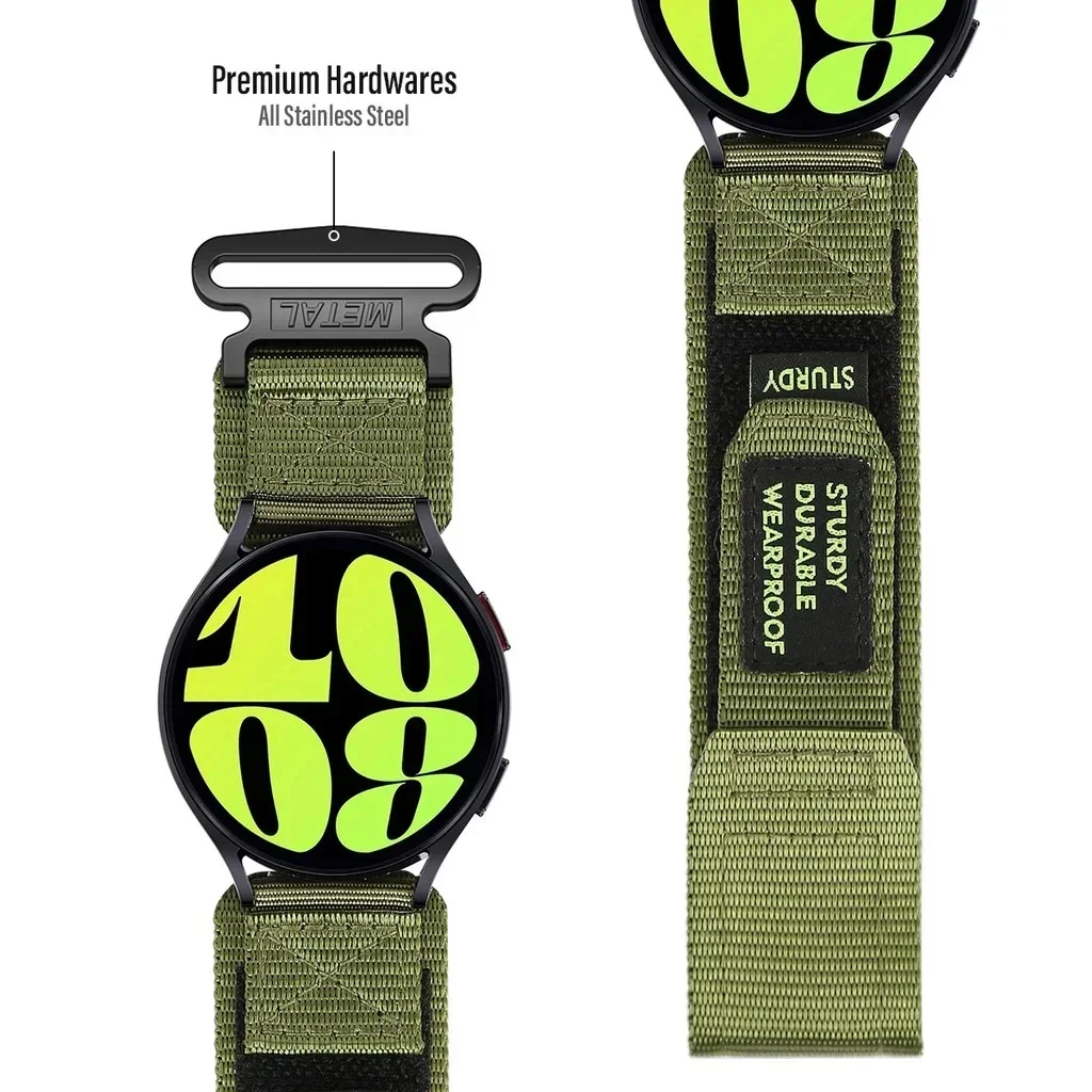 Pulseira de nylon de ajuste rá - Nylon Nato Strap avaliação e preço