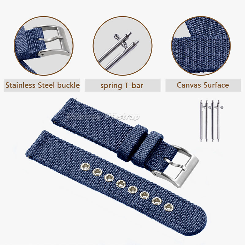 Pulseira de nylon 18mm 20mm 22 - Nylon Nato Strap avaliação e preço