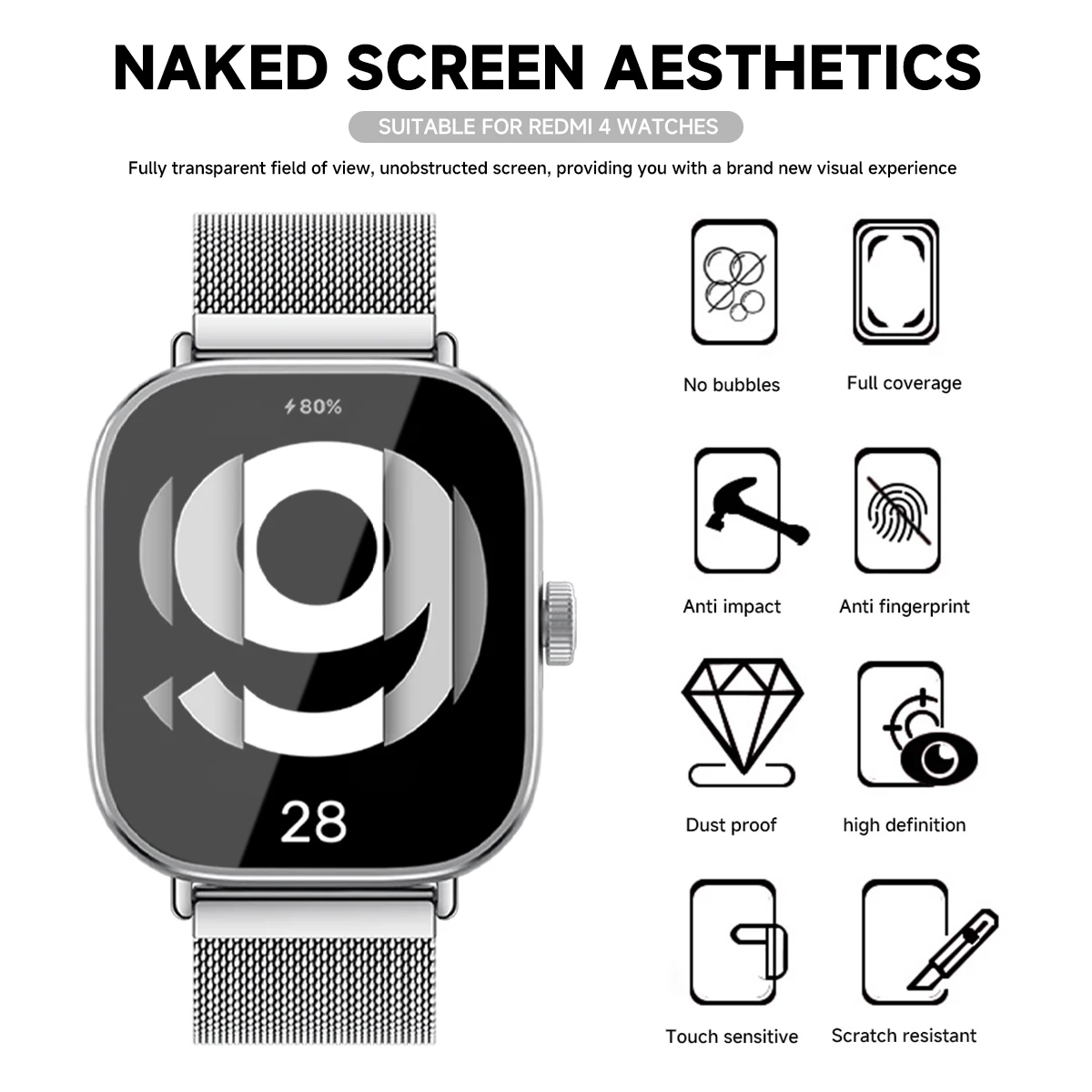 Vidro temperado para xiaomi re - Smartwatch Icon avaliação e preço