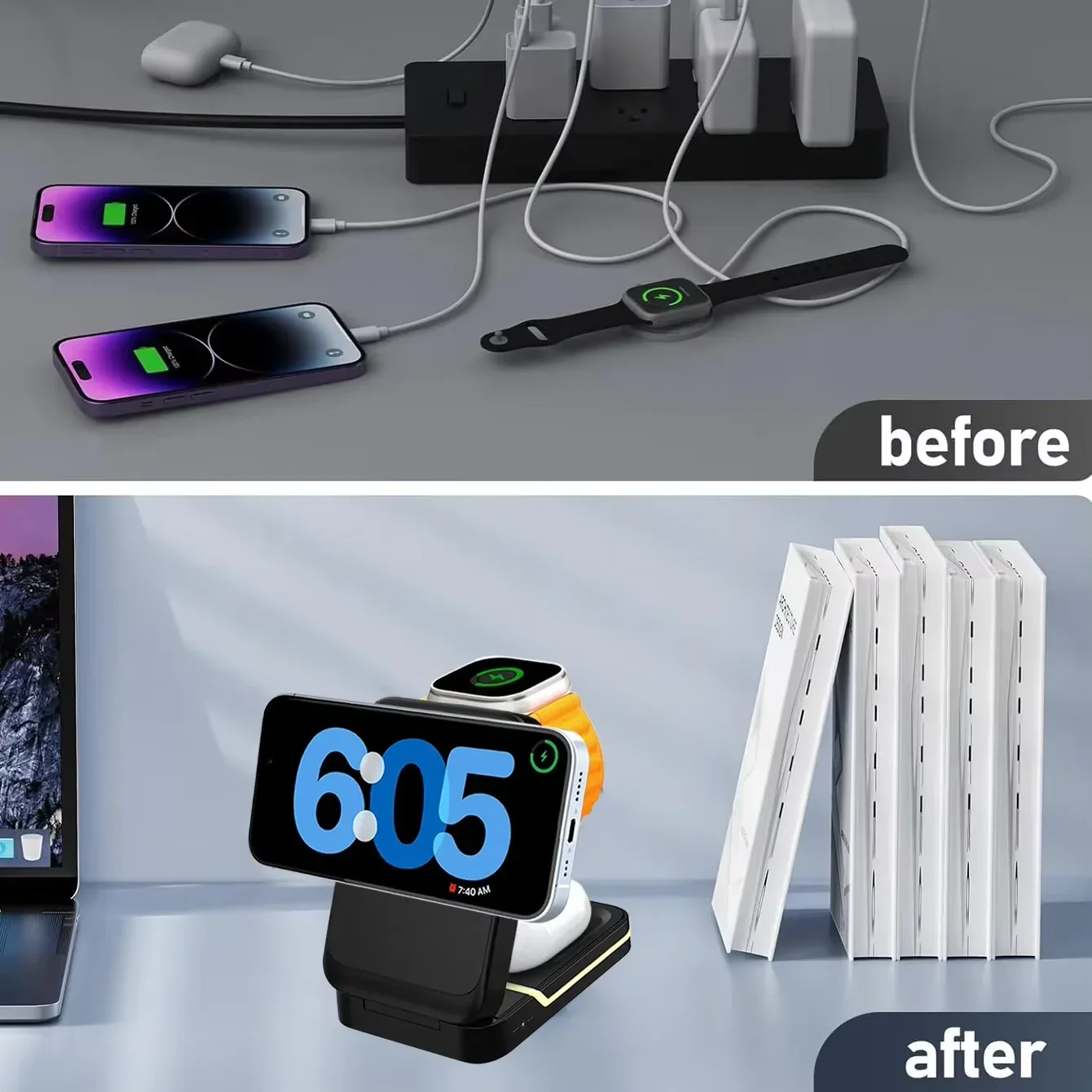 Carregador Sem Fio Magnético 3 - Watch Charger Cable avaliação e preço