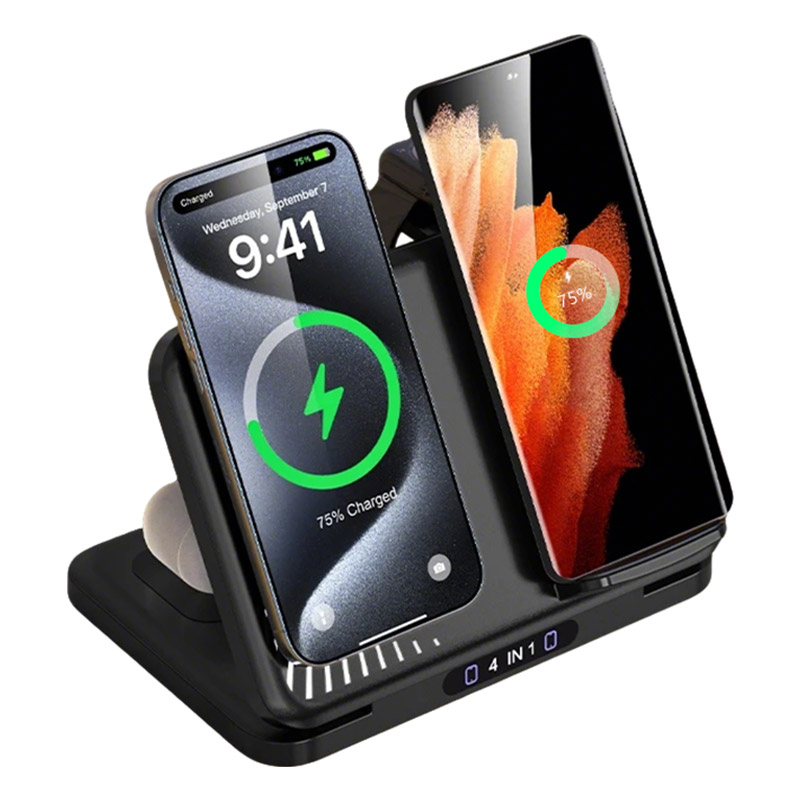4 em 1 telefone duplo carregad - Watch Charger Cable avaliação e preço