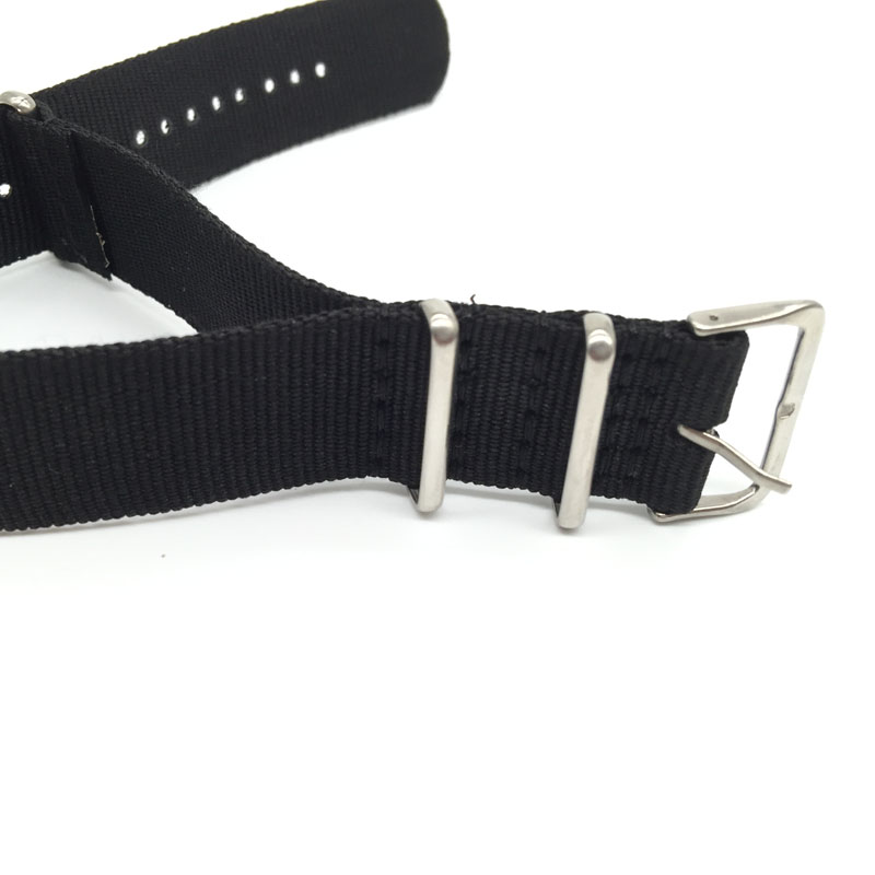 Pulseira de nylon preta para r - Nylon Nato Strap avaliação e preço