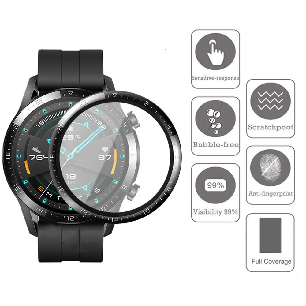 1-3 pces hd protetor de tela c - Huawei Smartwatch Accessories avaliação e preço