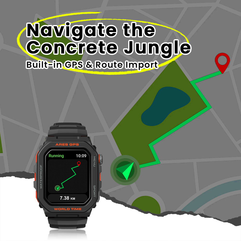 Novo zeblaze ares gps relógio  - Smartwatch X avaliação e preço