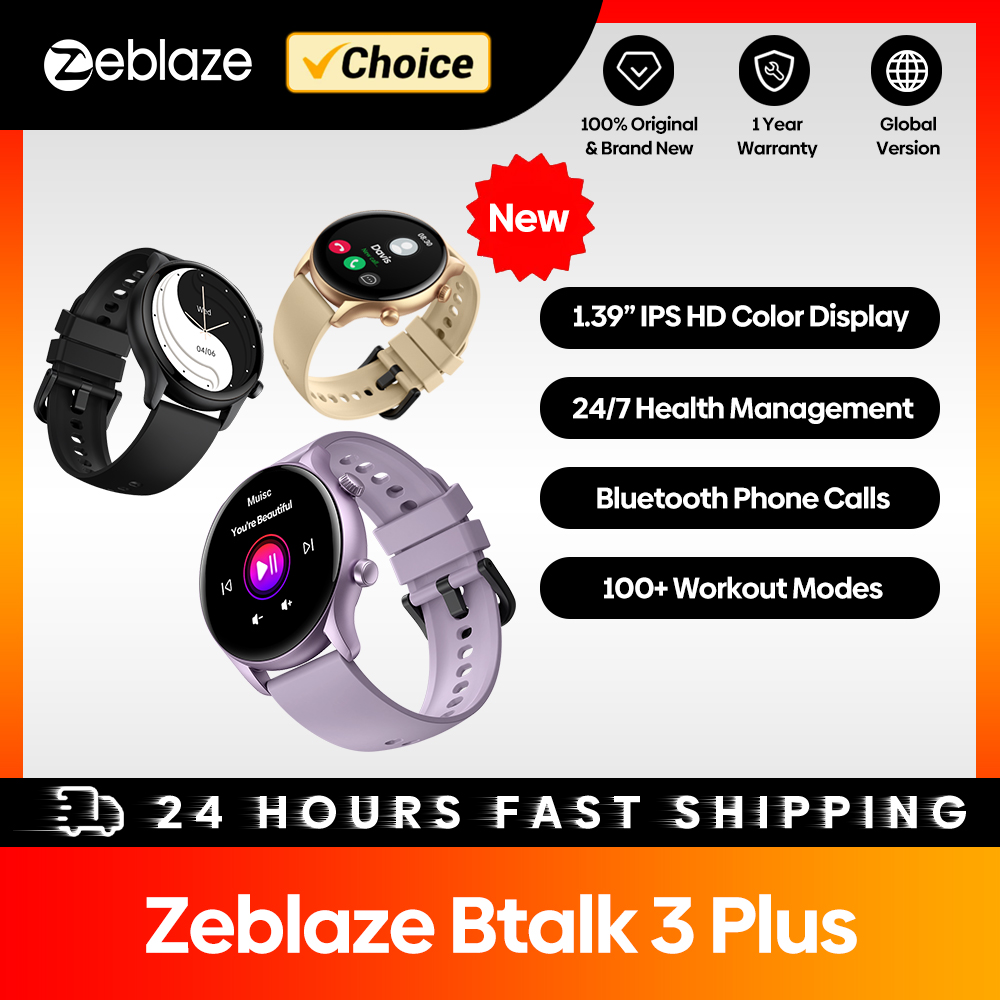 Zeblaze-Btalk 3 Plus Smartwatc - Smartwatch Nexus avaliação e preço