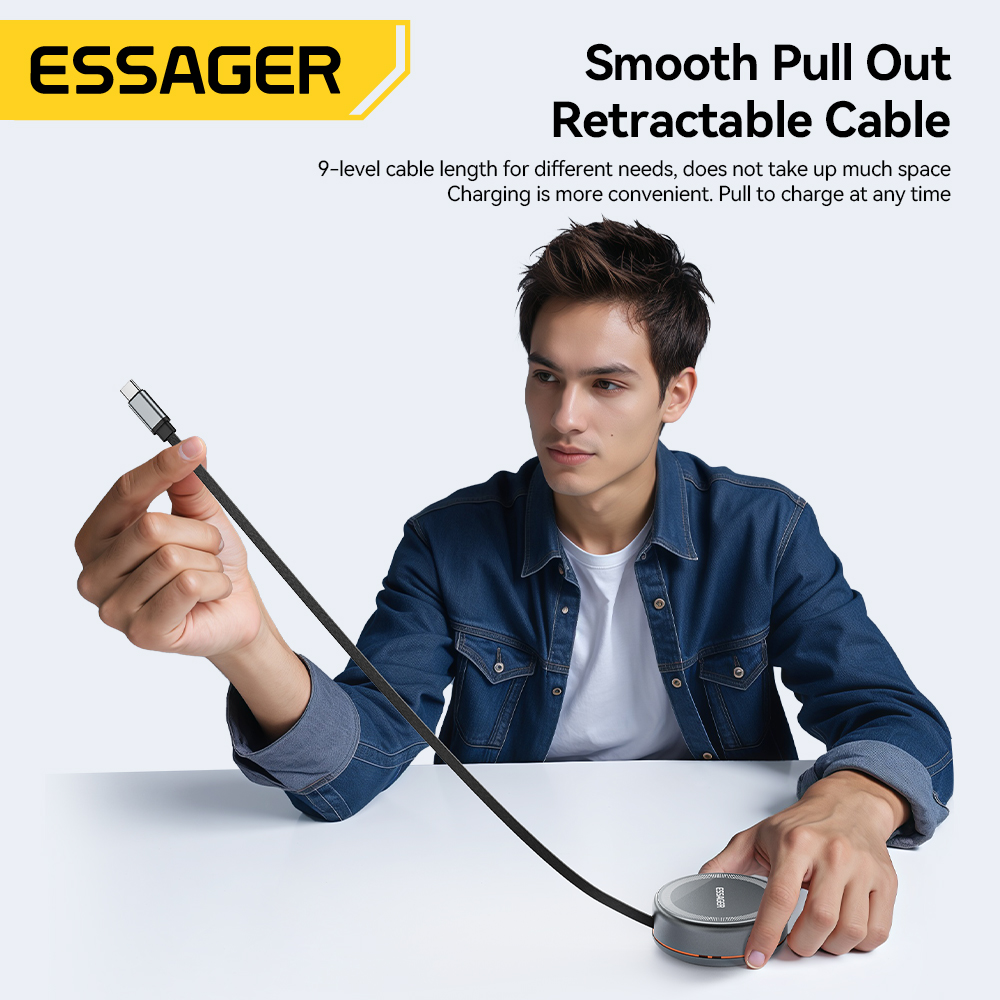 Essager 15W 3 em 1 Carregador  - Watch Charger Cable avaliação e preço