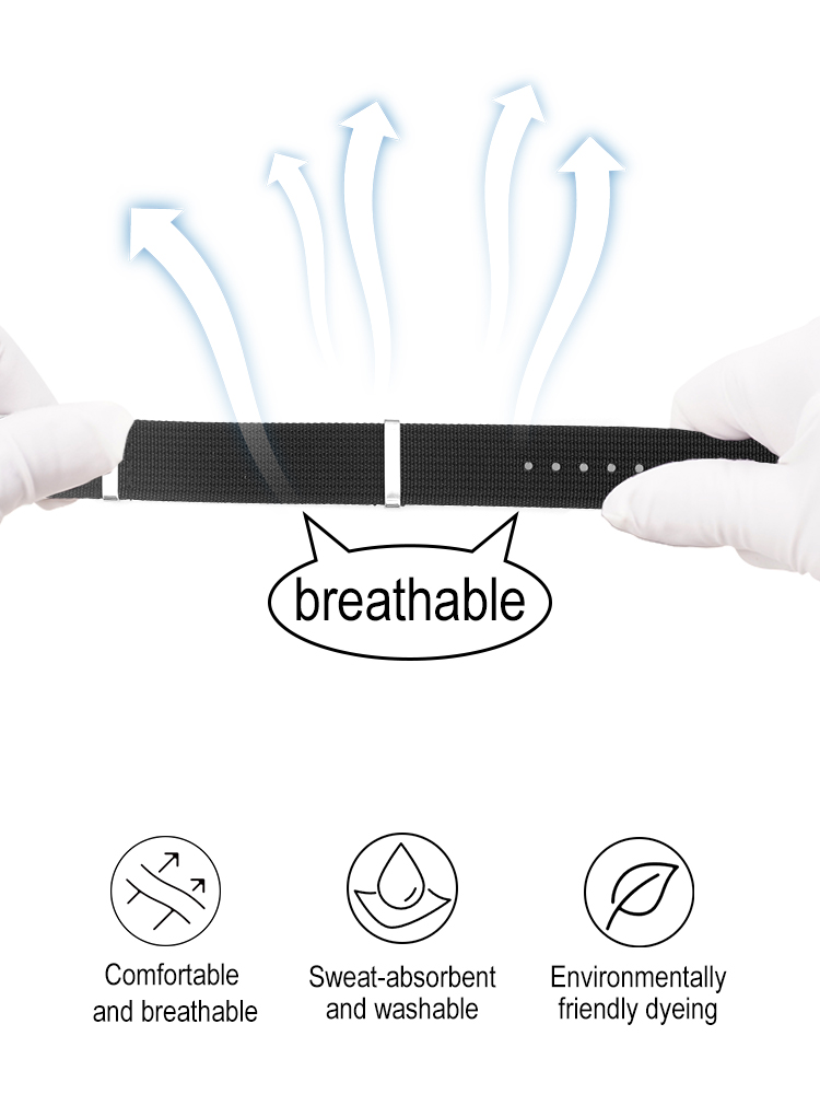 Pulseira de náilon com nervura - Nylon Nato Strap avaliação e preço
