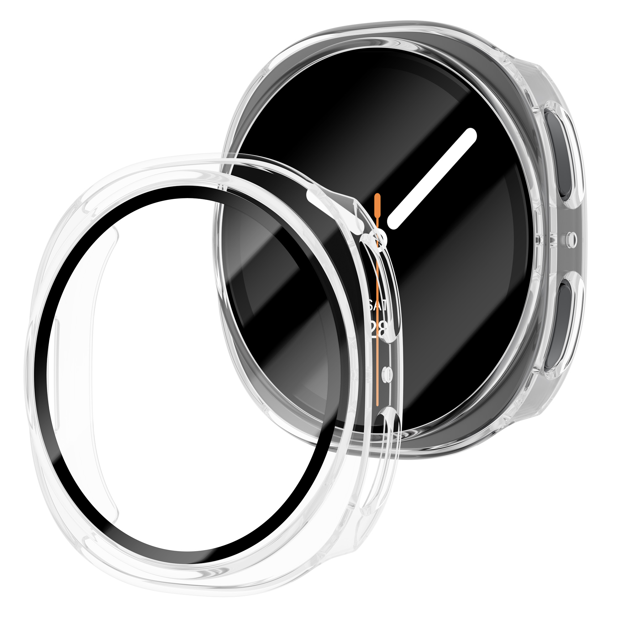 Vidro temperado + capa para pc - Smartwatch Band Accessories avaliação e preço