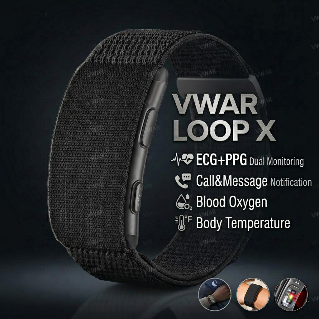 Pulseira Inteligente VWAR LOOP - Smartwatch X avaliação e preço