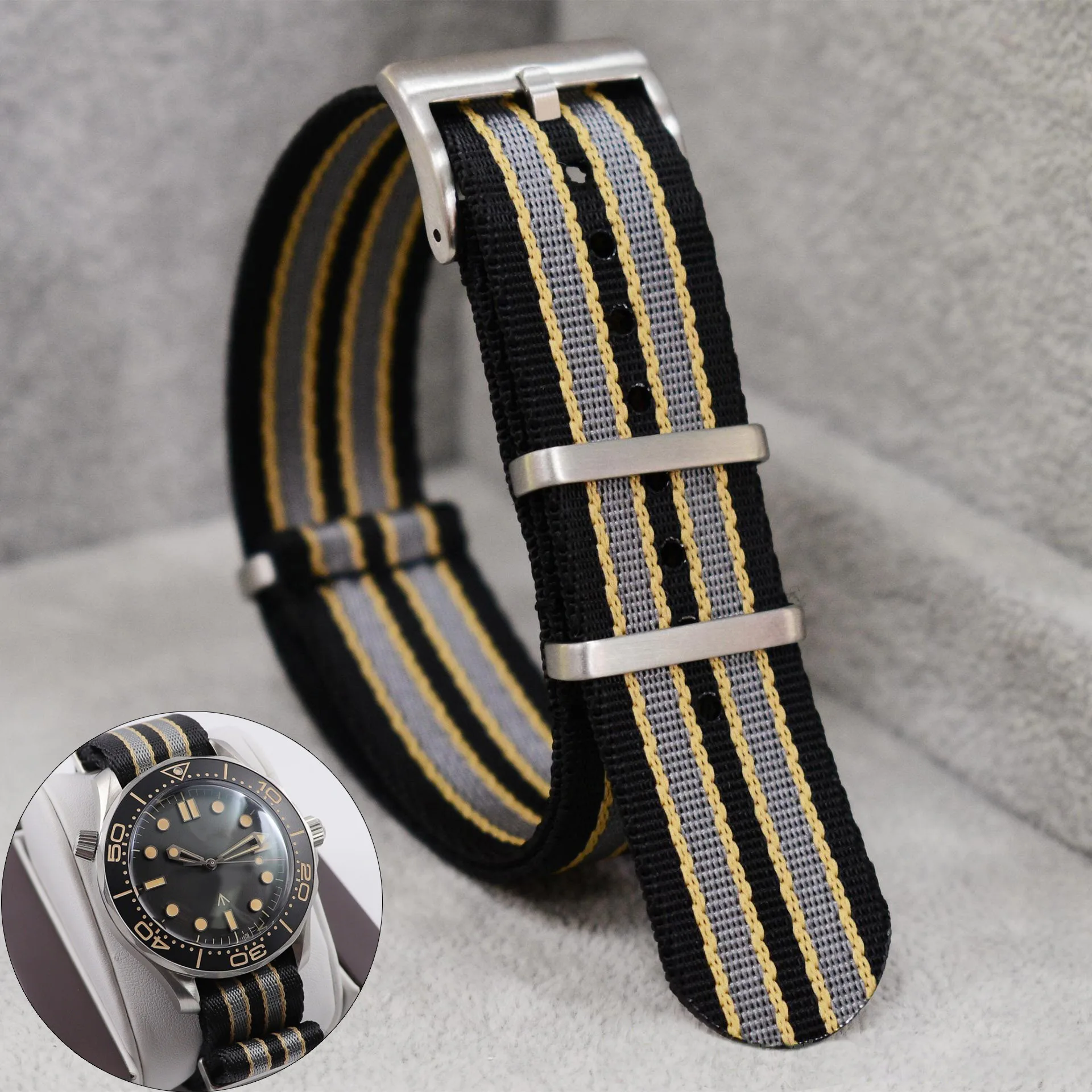 Pulseira de relógio de nylon d - Nylon Nato Strap avaliação e preço